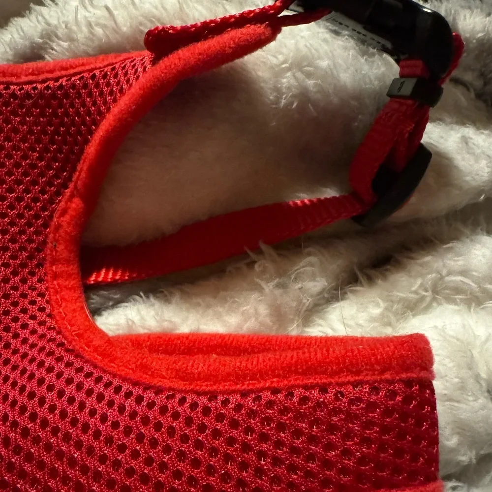 Red Mesh Dog Harness